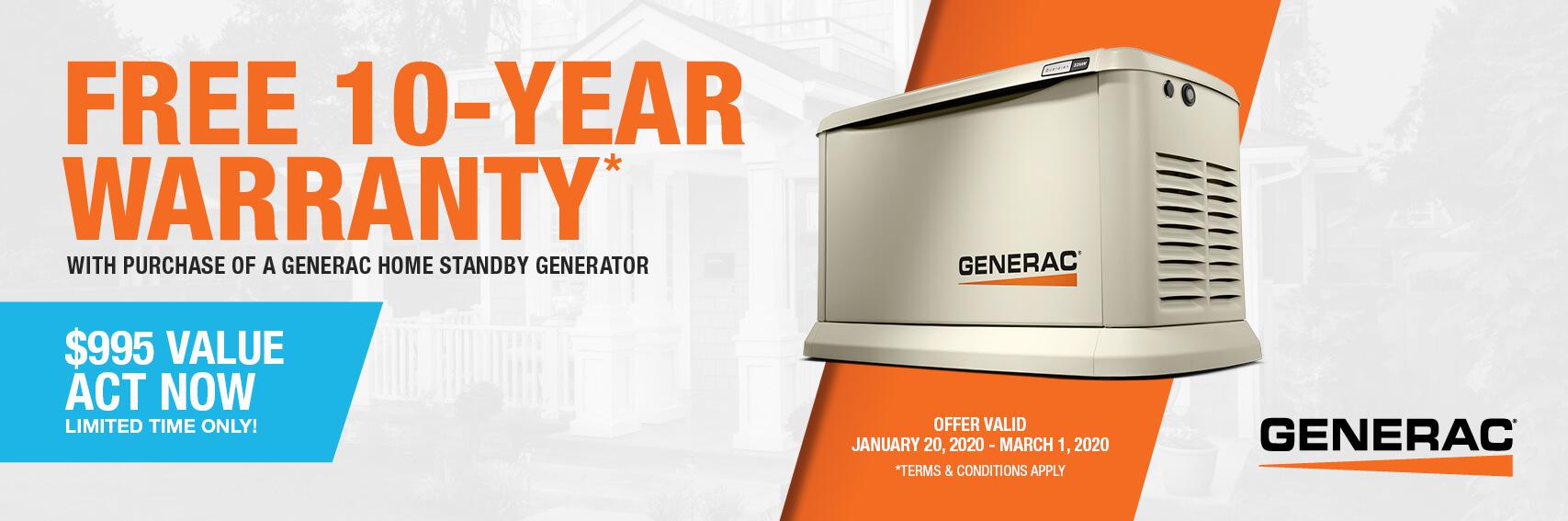 Homestandby Generator Deal | Warranty Offer | Generac Dealer | Medford, OR